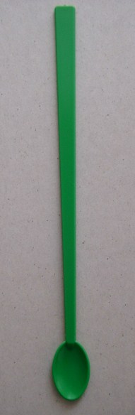 Spoon - Cocktail - Green - 8 inch